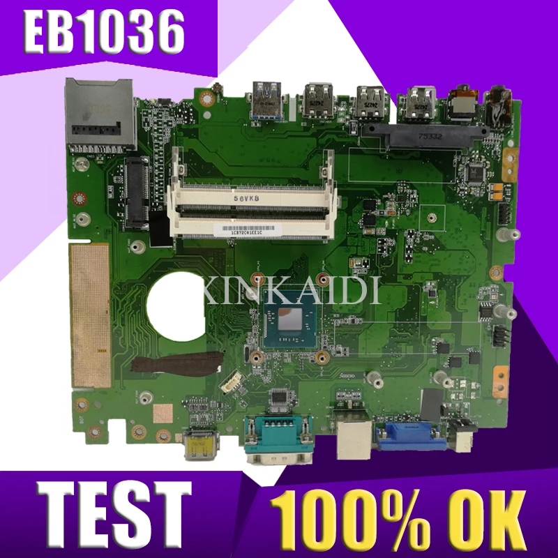 

XinKaidi Original All-in-one motherboard For ASUS EB1036 EB103 mainboard 100% Test ok Works J1900 cpu