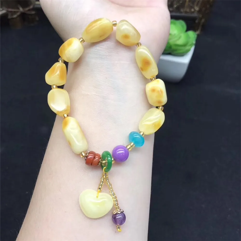 

Handmade Diy Brand Jewelry Multi Color Natural Stone Geometric Beads Women Charms Bracelets Never Seen Ever Gifts For New Year
