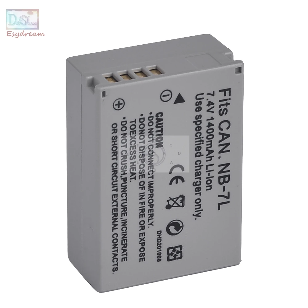 NB7L NB 7L 1400mAh Camera Battery for Canon G10 G11 G12 SX30 IS PM058