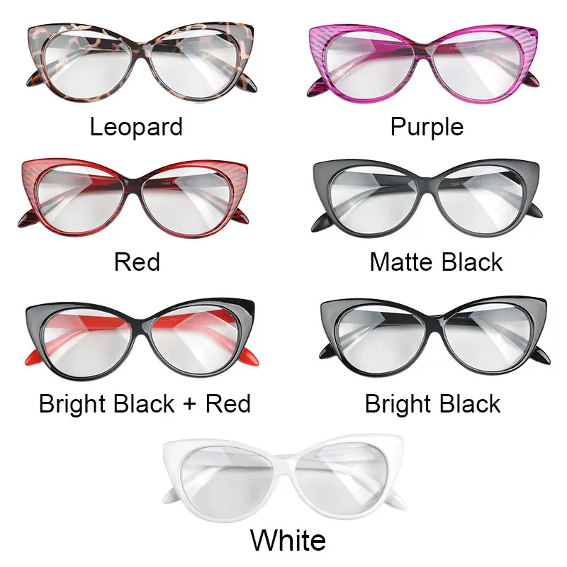 Элегантный стиль Кошачий глаз, женские простые очки, оправа для очков, цветная оправа для отдыха, оправа для очков, брендовый подарок на день рождения