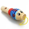1Pc Infant Whistling Toy Wooden Random Color Toys Cartoon Animal Whistle Educational Music Instrument Toy for Baby Kids Children 4