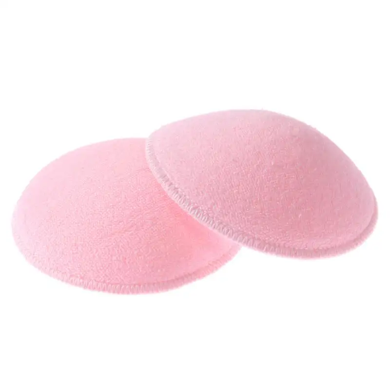 2pcs Women Pregnant Nursing Bra Pads Washable Breathable Cotton Thick