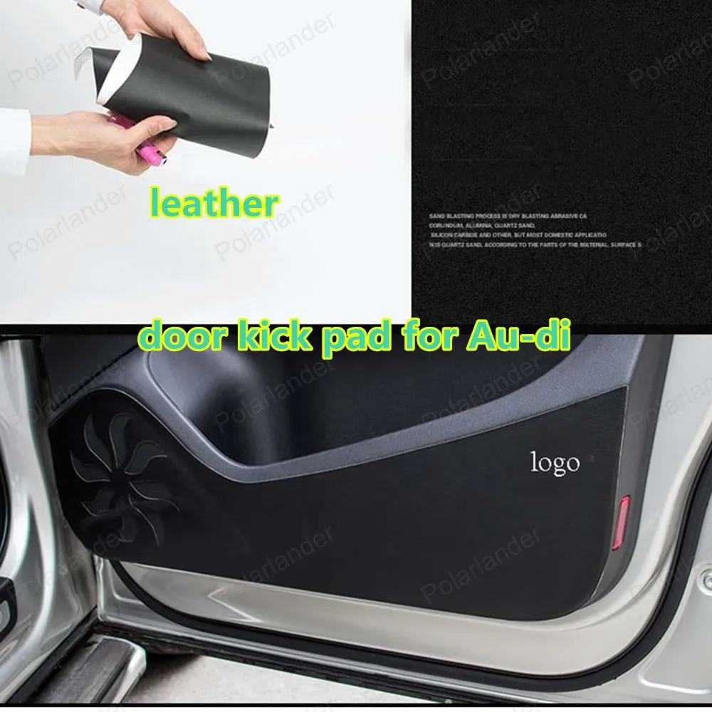 For Au di Black Inner Door Protection protective pad kick paddoor protectionpad kickpad pad