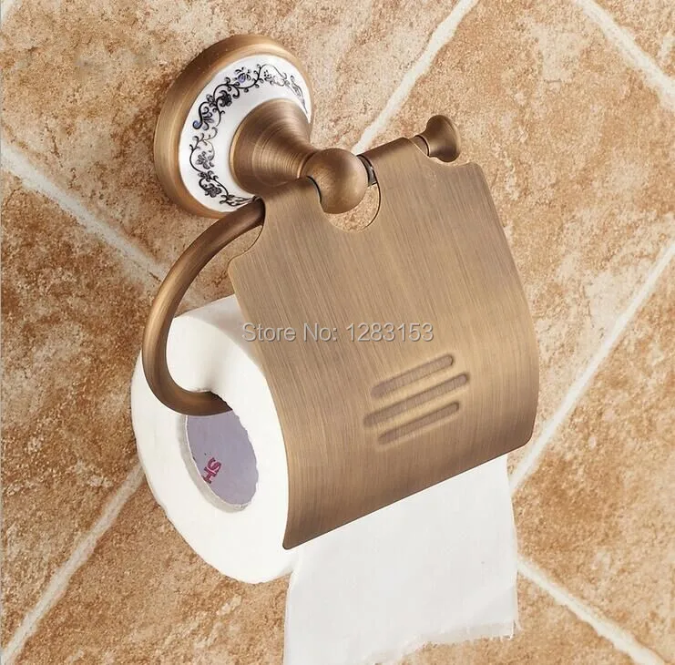 ФОТО high quality bathroom accessories  brass towel ring antique European style handdoek ring wc hanger