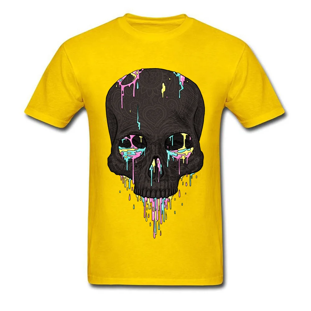 Summer Candy Drips Men's T Shirt 2018 Discount Father Day Short Sleeve O Neck 100% Cotton T Shirt Birthday Tshirts Candy Drips yellow
