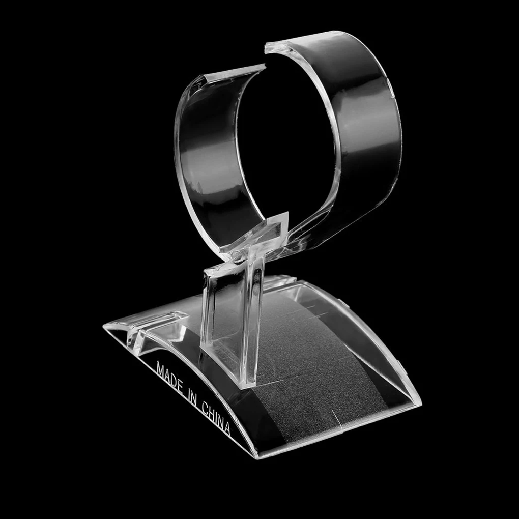 Часы прозрачные стойка для показа, прозрачная акриловый браслет держатель стойки витрина для браслетов браслет-держатель Подставка для зарядки Органайзер