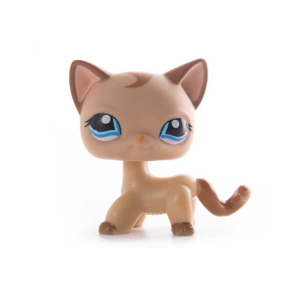 

LPS Pet Shop Cute Short Hair Cat Toys PVC Dolls Action Stand Figure Toys Cosplay Dolls Model Toy Gifts For Kids