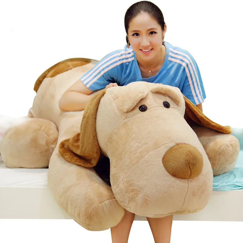 jumbo long-eared dog plush toy big animals pillow cute sleeping dogs for children birthday Valentine's Day gift 110cm 140cm DY50483 (1)