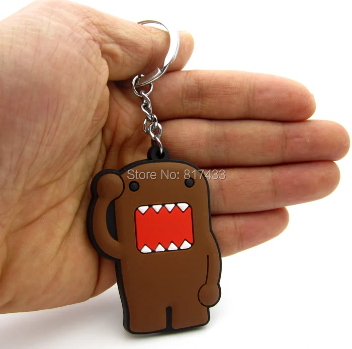 20 шт. мягкие резиновые JDM; японский игрушка domo kun domokun domo-kun leaf wakaba брелок для ключей