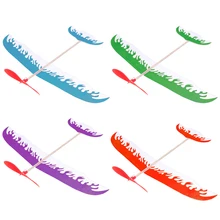 Montagem DIY modelo de Aeronave Modelo de Brinquedo Divertido para Crianças Adulto Educacional Toy Rubber Band Aircraft Model Building Kits Presente Criativo