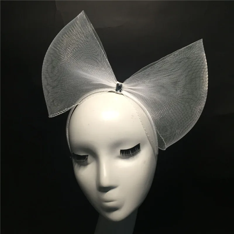 

New Women Fashion Party Headband Celebrity Model Prom Headpiece Wedding Hair Accessories Butterfly Tie
