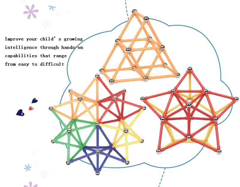 Интересный Магнитный конструктор, магнитные палочки, шарики, бусины, развивающие, сделай сам, строительные наборы, наборы игрушек для детей, интеллект