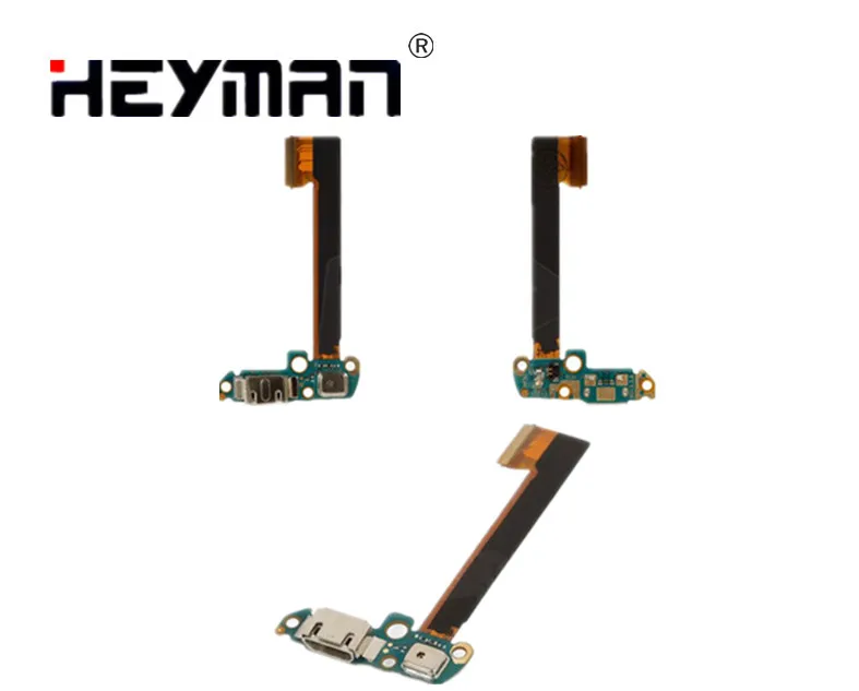 

Heyman Flat Cable for HTC One M7 Dual Sim 802w D801E USB micro dock charge charger charging port connector microphone board