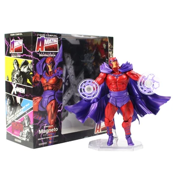 

16cm Avengers Revoltech Series No.006 X-Men Magneto Super Hero PVC Action Figure Collectible Model Toy Doll Gift