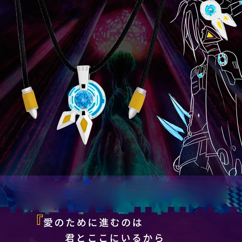 

2019 NO GAME NO LIFE Shuvi Dora Night-luminous Pendant Unique Necklace Anime 925 Sterling Silver Cosplay Jewelry Women Men Gift