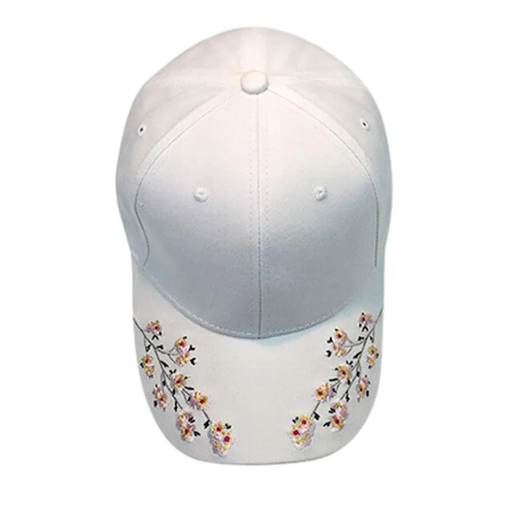 

CHAMSGEND Women Sunhat Embroidery Cotton Baseball Cap Snapback Caps Hip Hop Hats For Women Hat Summer Women