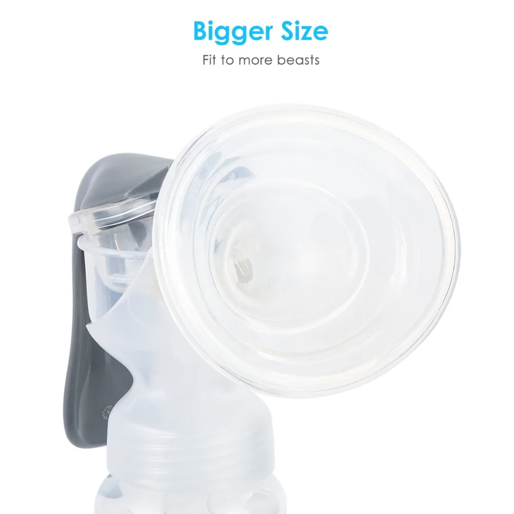 180 градусов Роторный Ручной молокоотсос BPA-free молокоотсос молочный Saver всасывающий сильный аттракционный насос бутылки уход за ребенком
