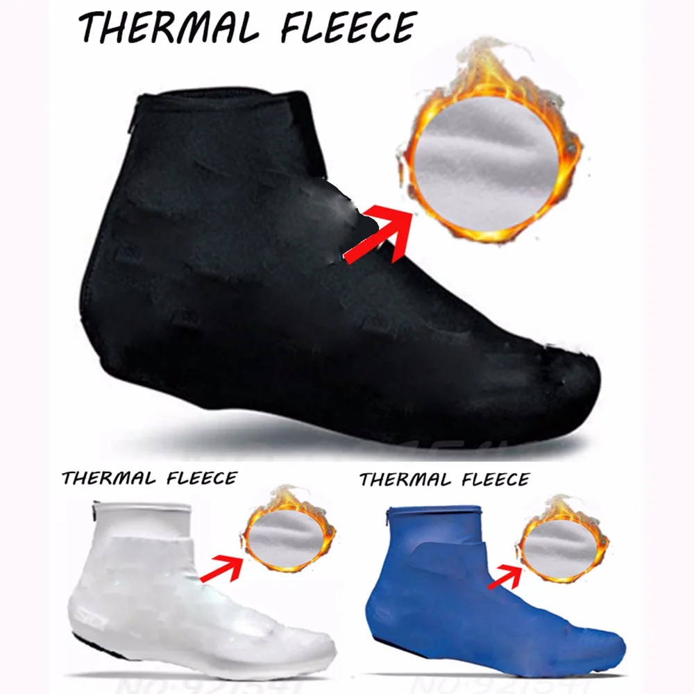 

2016 Bike Shoe Cover/Super Warm Ciclismo Casco Bicycle Cycle Shoe Cover Winter Warm Thermal Fleece Team MTB Cycling Shoes Cover