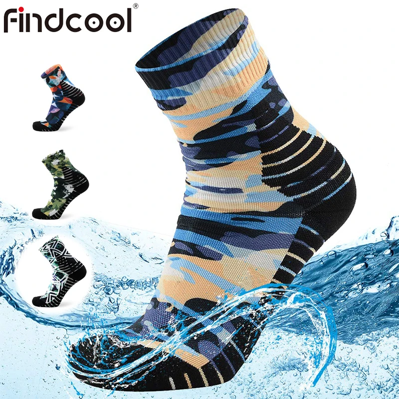 FINDCOOL водонепроницаемые носки для женщин и мужчин велоспорта альпинизма туризма