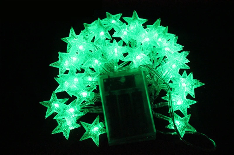 LED Star String Lights 1M/2M/5M/10M LED Fairy Lights Christmas Wedding decoration Lights Battery Operate twinkle lights