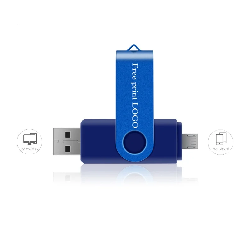 Pendrive 128gb Usb Flash Drive 64gb Flash Disk 8gb 32gb 4gb OTG Pen Drive 16gb Metal For Phone Memoria Usb Free Shipping& Logo