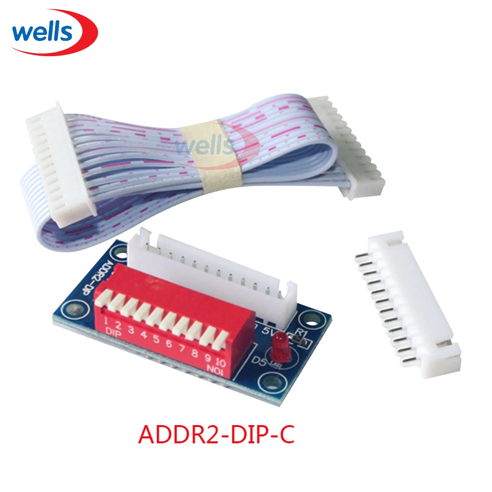 

DMX512 ADDR2 DIP10 to 12P wire, 12pin wire length 200mm
