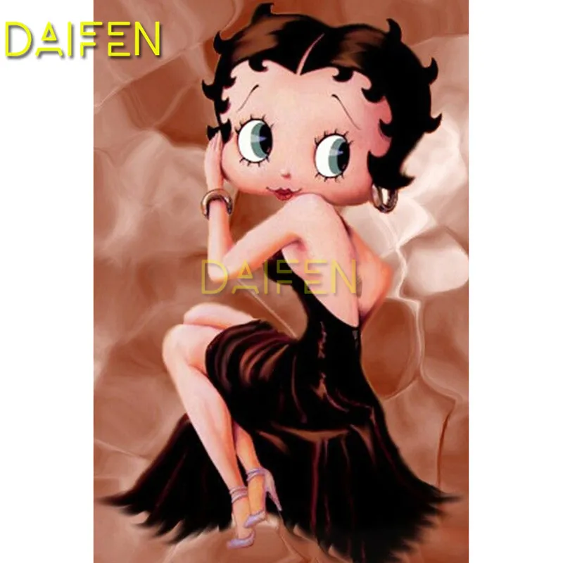 

Full Round Diamond mosaic 5D DIY Diamond embroidery Full Square Diamond painting Cross stitch cartoon girl big eyes