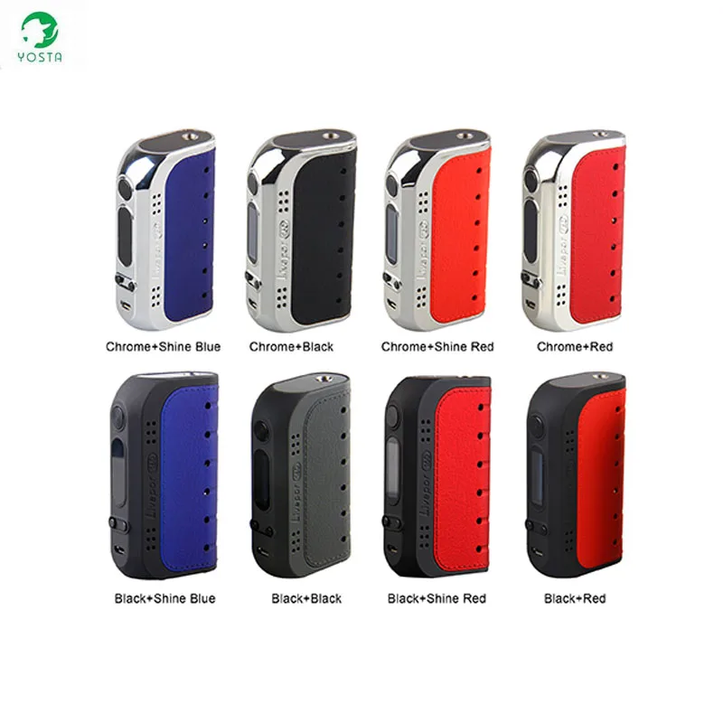 

2pcs/lot Electronic Hookah Yosta Livepor 160 Box Mod 160W Vape VW/TC With Dry coil Protection OLED Screen TC Vaporizer Cigarette