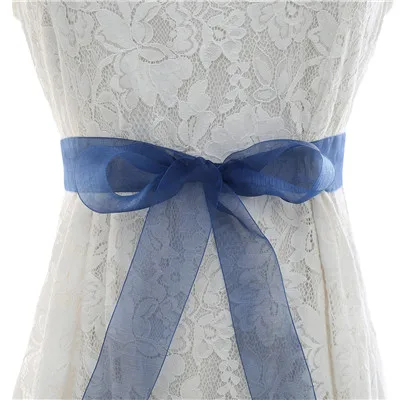 organza blue Стразы пояс невесты золотой кристалл свадебный пояс для свадебного платья пояс для женщин официальные платья S206G - Цвет: organza blue