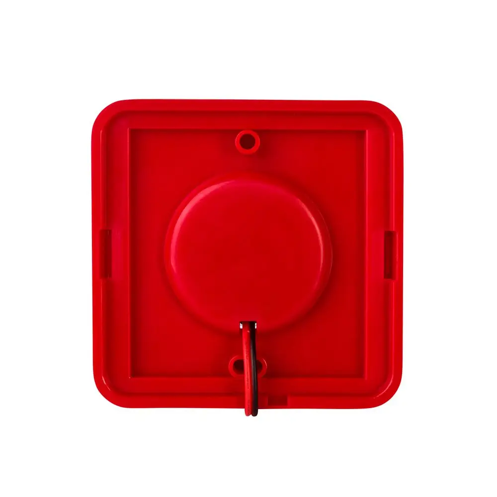 Security Alarm DC24V Alarm Siren with Flashlight 100dB Sounder Fire Siren with Strobe for Conventional Fire System siren alarm led strobe light