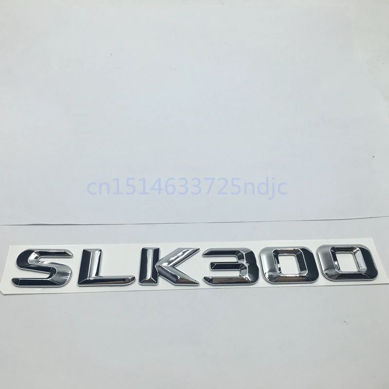 Для Mercedes Benz SLK230 SLK250 SLK280 SLK300 Эмблема багажника автомобиля хромированная стикеры