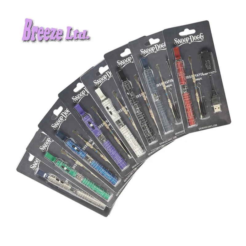 

10pcs/lot snoop blister kit Starter Kit vape pen herbal dry herb vaporizer pen vape Dogg herb tray 3 in 1 dry herb