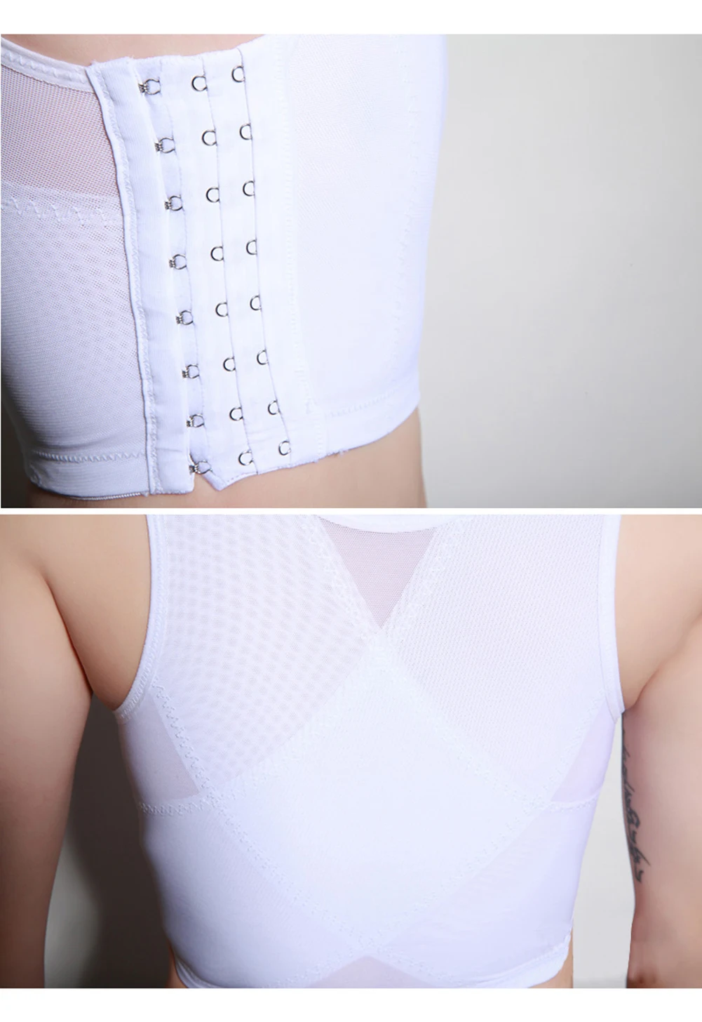 chest binder  tomboy buckle short breast binder trans vest casual bust shapers tops corset tee Super flat bra Les Lesbian spanx bodysuit