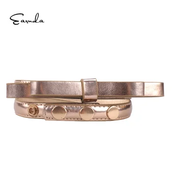 

Earnda Bow-knot Woman Belt Female Fashion Belts for women Simple Casual Dress Cinturon Mujer