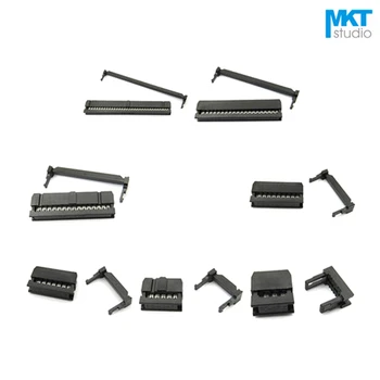 

100Pcs 50P Female 2.54mm Pitch FC IDC Connector Socket ISP JTAG Header For Flat Ribbon Cable 2x25P