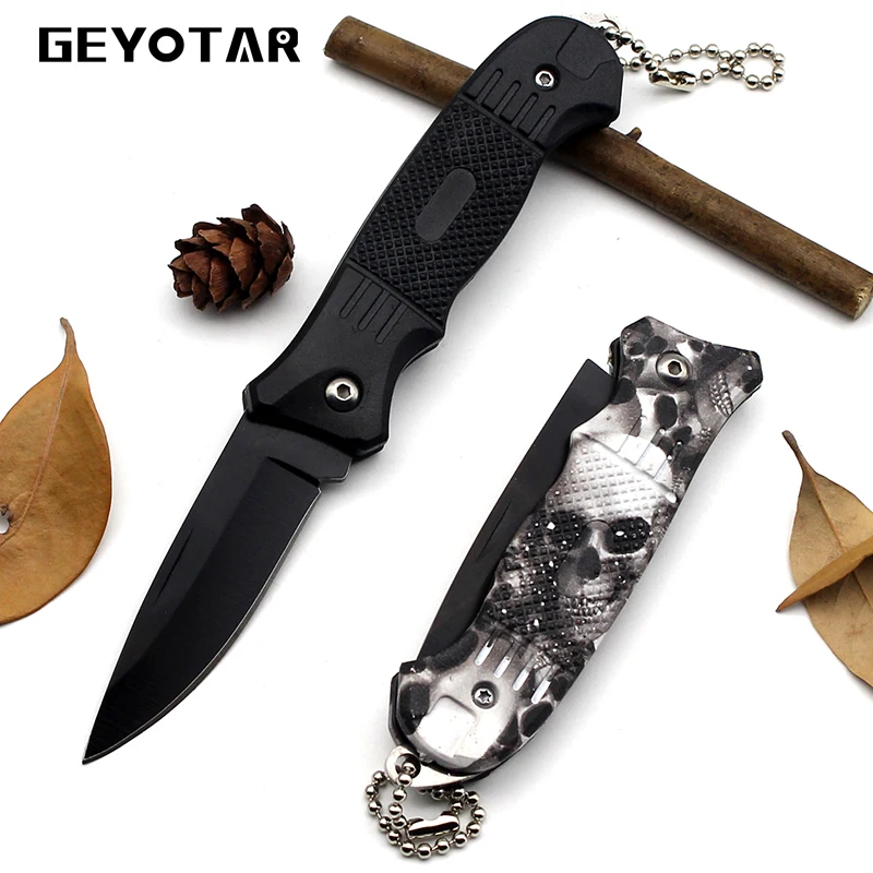 

Survival Knife Mini Portable Key Edc Stainless Steel Fold Camping Tactical Folding Pocket Ring Outdoor Tools Hunting 2017