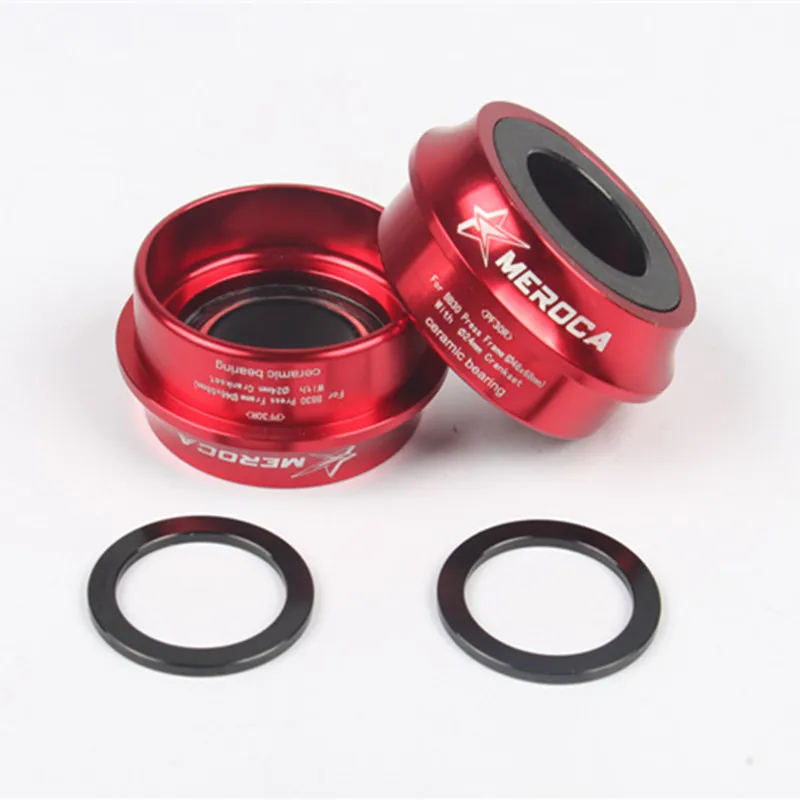 

Bicycle Crank & Chainwheel MEROCA BB30 PF30 press-in shaft 22 24mm tooth plate ceramic culture center