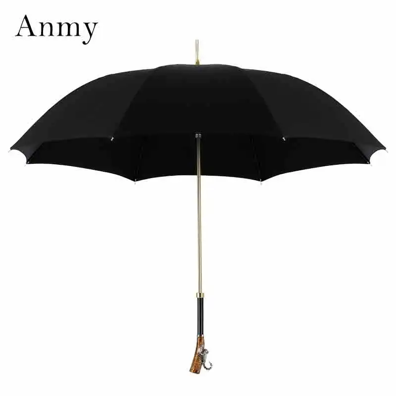 

2018 New 130 * 95cm Durable Fashion Advanced Semi-Automatic Anti-UV Tri-Fold Business Fixing Sunshade Umbrella
