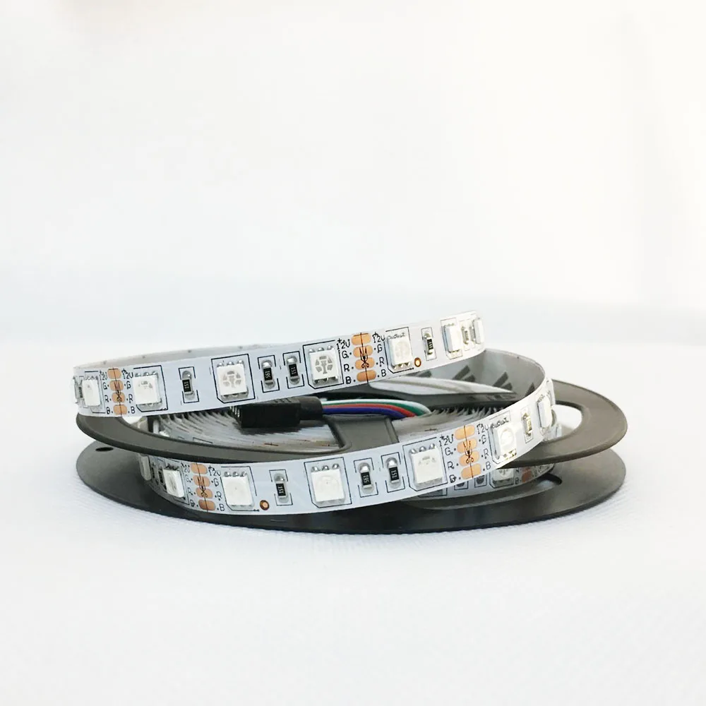 1 комплект DC12V RGB светодиодный полосы 5050 IP20 не из водонепроницаемого материала
