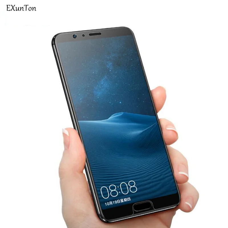 

EXUNTON Matte Tempered Glass For Honor Play 7 V10 8X 8 9 Lite P8 P9 Lite 2017 Anti Fingerprint Screen Protector For Honor 10