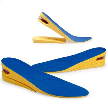 

new Invisible Height Increase Shoes Insoles for Men Women Sport Air Cushion Taller Insole Pads 2-Layer Adjustable Comfortable