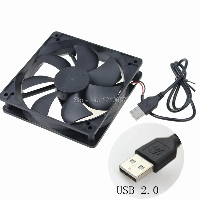 2 шт. в партии Gdstime DC 5 USB 120 мм 120*120x25 12025S Охладитель Двигателя Бесщеточный