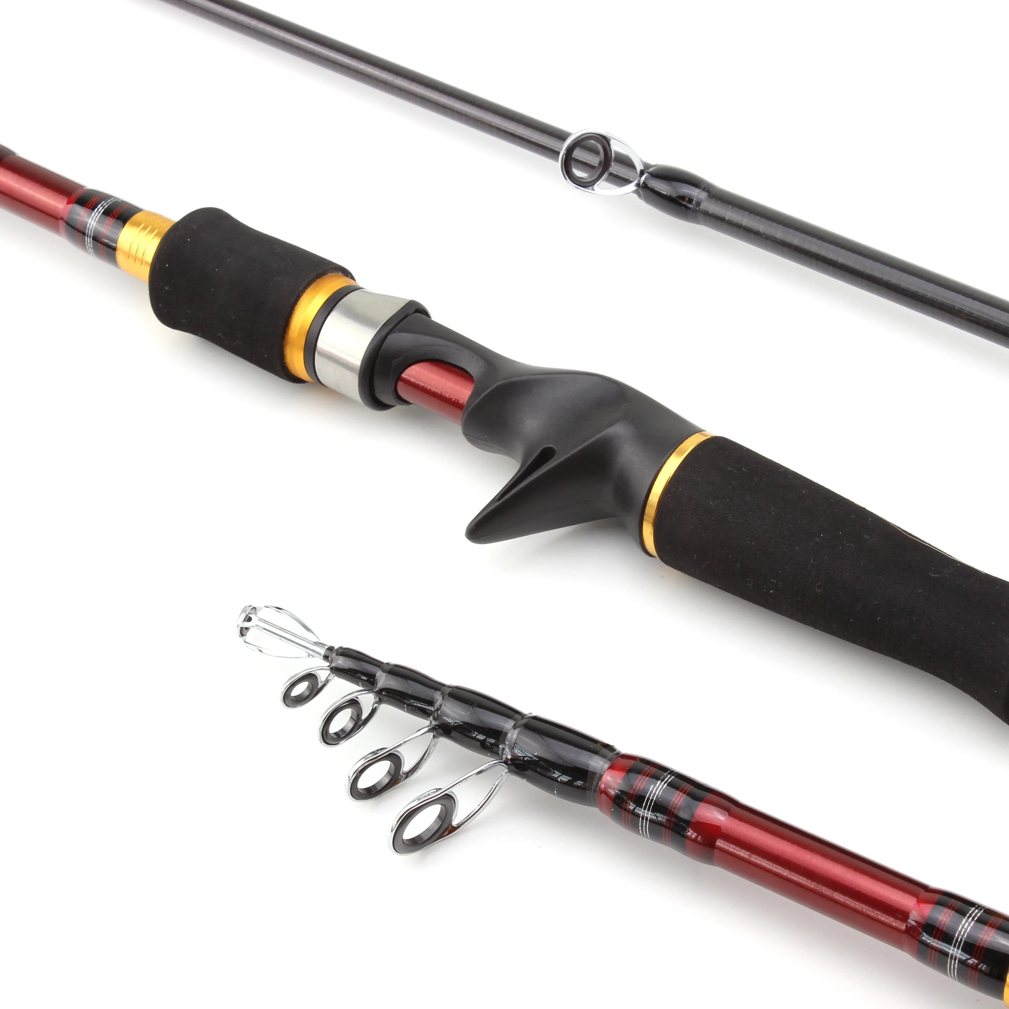 

Promotion! 1.8m 2.1m 2.4m 2.7m M Power 7-28g 6-12LB Casting Spinning telescopic Rod Travel Trout pole