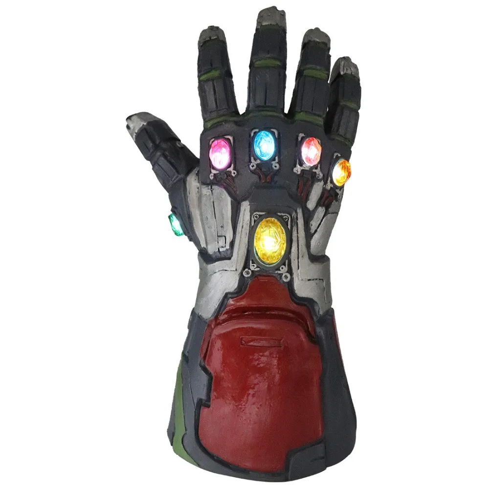 

Marvel Avengers 4 Endgame Superhero Hulk Arm Thanos Latex Gloves Iron Man Infinity Gauntlet Kids Adult Action Figure Toys