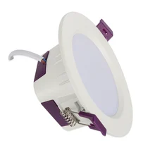 WiFi светодиодный Интеллектуальный светильник круглый потолочный прожектор голосовое приложение дистанционное управление MDJ998