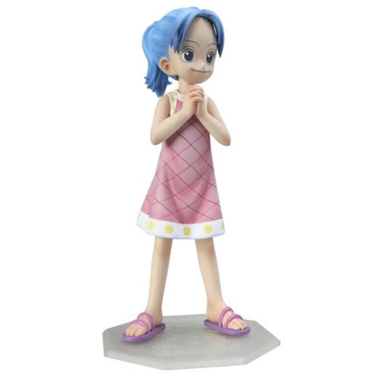 

10cm Anime Action Figure Zero ONE PIECE Childhood Dress Nefeltari Vivi Young Ver PVC Model Cute Figure Dropshipping Toy