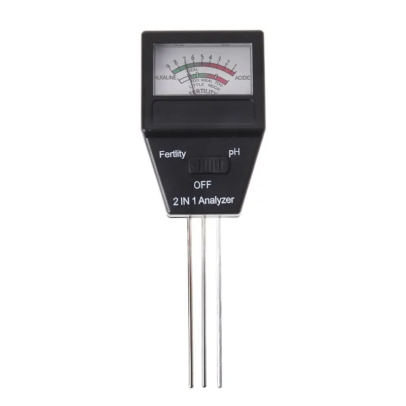 

PH Analyzer Meter&Fertility Tester Acidity Digital Analyzer For Plant 3 Probe 2 in 1 Soil