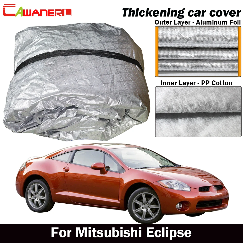 Автомобильный чехол Cawanerl для Mitsubishi Eclipse внутренний хлопковый водонепроницаемый