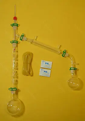 

500ml 24/29,Lab Glassware Kit,distillation Apparatus with Vigreux Column
