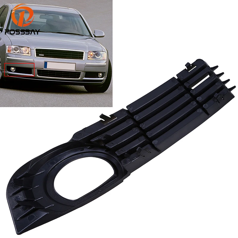 POSSBAY Car Front Bumper Grill Grille Fit for Audi A8 D3 2003/2004/2005